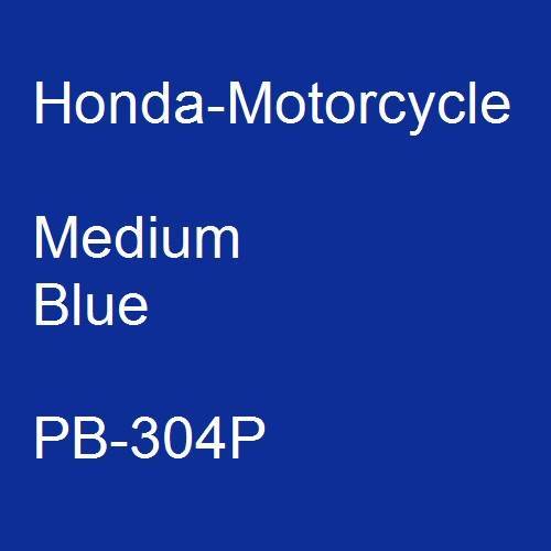 Honda-Motorcycle, Medium Blue, PB-304P.